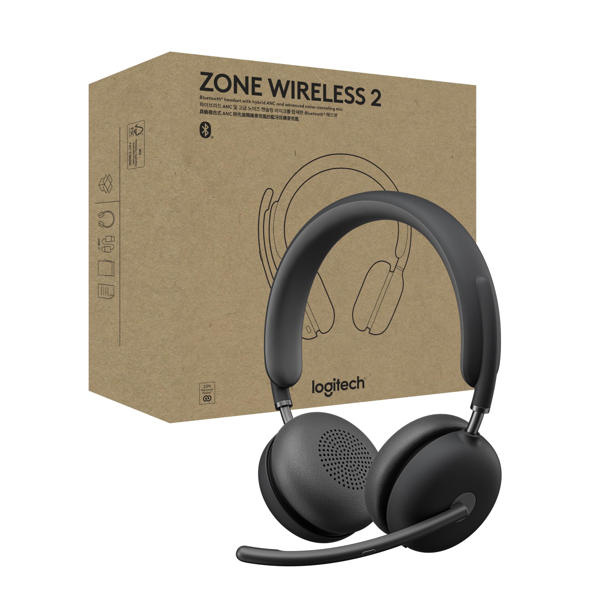 Amazon.com: Logitech Zone Wireless 2 Premium Noise Canceling